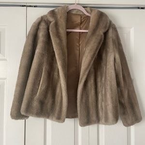 Vintage Sportowne faux fur coat/jacket